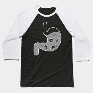 Food in My Stomach - Supplement Baseball T-Shirt